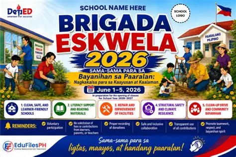 BRIGADA ESKWELA 2026